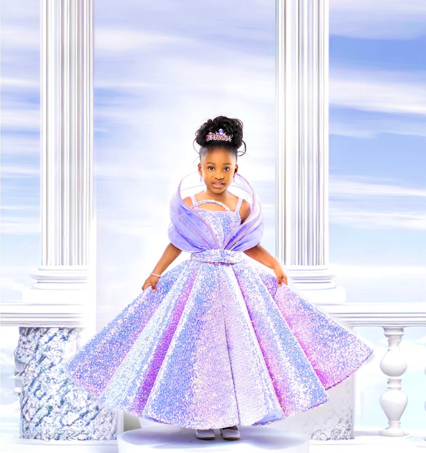 Purple Shining Dress